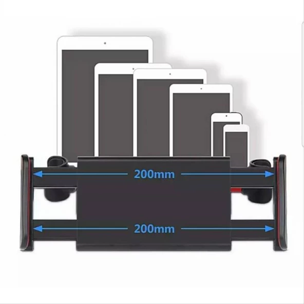 UNIVERSAL TELEFON & TABLET TUTUCU KOLTUK ARKASI - Resim 2