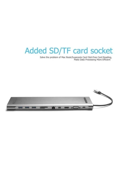 10 Port Macbook Usb C Dockıng Statıon Usb 3.0 Dockıng Statıon Usb C