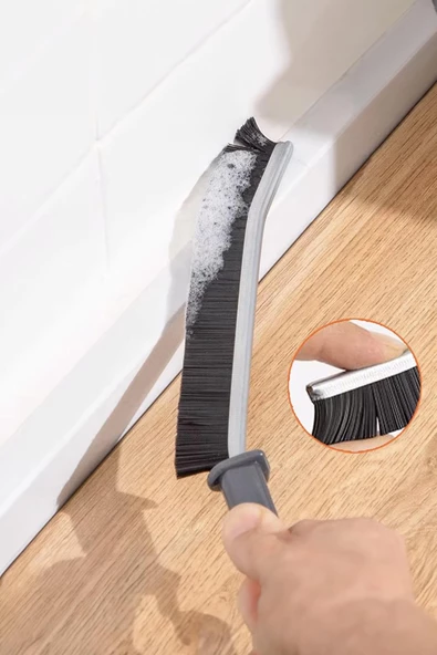 2 Li Çok Amaçlı Temizlik Fırçası & Derz Fırçası & Mutfak Banyo Temizlik Fırçası - 3