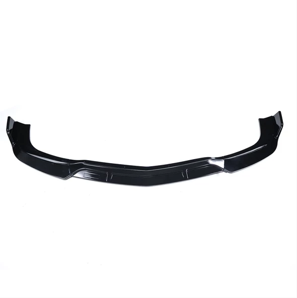 W204 2007-2014 C SERISI IÇIN  ÖN LIP BRS  - PIANO BLACK (PARLAK SIYAH) (AMG İÇİN)