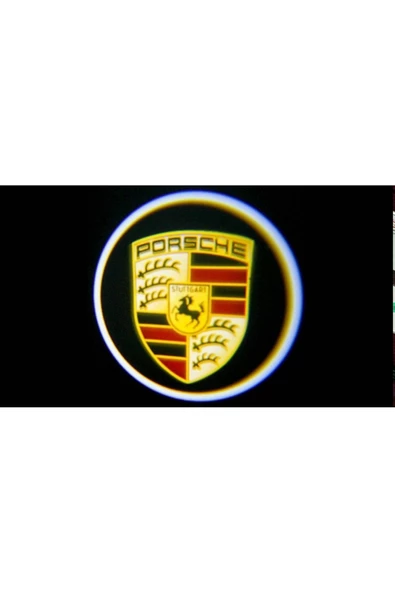 Porsche Kapı Altı Led Logo Sağ Sol Kapı Altı Hayalet Logo Macan 2014 Cayman