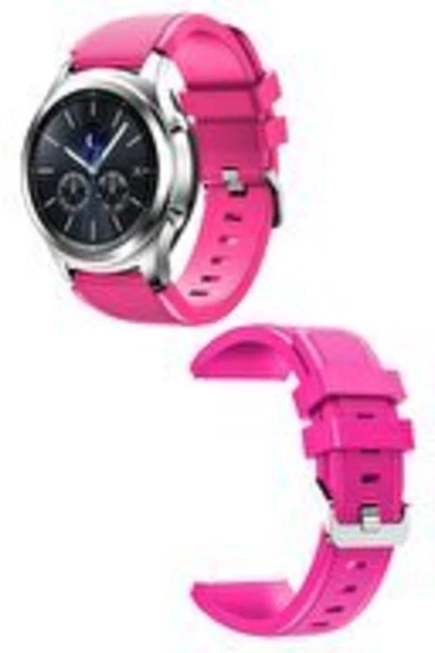 Samsung Gear S3 Frontier/classic - Gt/gt2 Spor - Samsung Galaxy Watch 3 46mm Kordon Pembe