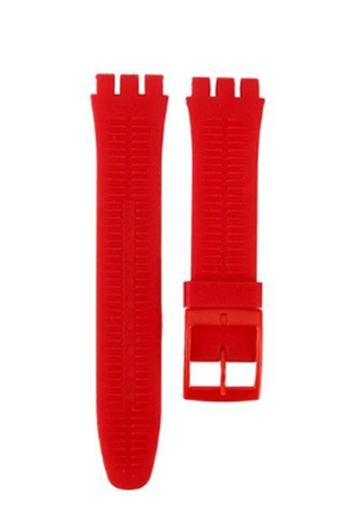 Swatch Silikon Kordon 19mm Kırmızı