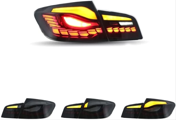 5 SERISI F10 IÇIN UYUMLU DRAGON LED STOP - SMOKE - 5