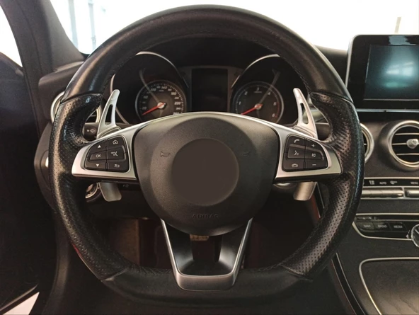 2015+ C- GLC- GLE- S- CLA- GLA SERISI IÇIN UYUMLU PADDLE SHIFT (F1 VITES KULAKCIK) SILVER - 2