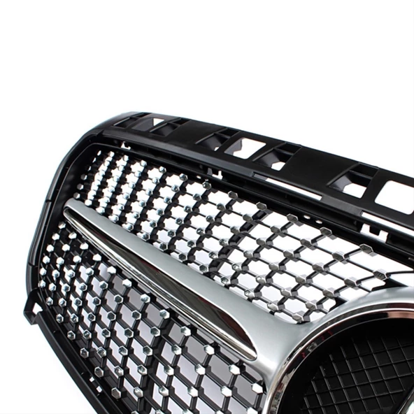 W117 CLA IÇIN UYUMLU 2013-2015 CLA IÇIN UYUMLU DIAMOND PANJUR - GRI - 3