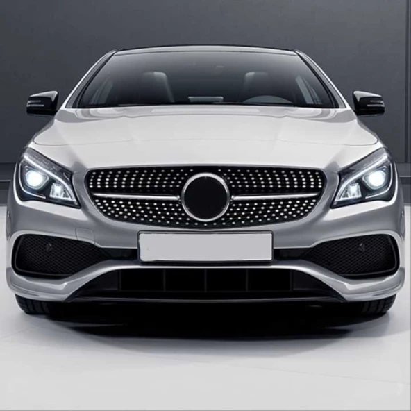 W117 CLA IÇIN UYUMLU 2016-2018 CLA IÇIN UYUMLU DIAMOND PANJUR - SIYAH - 4