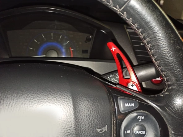 CIVIC FB7 2012-2015 IÇIN UYUMLU  PADDLE SHIFT (F1 VITES KULAKCIK)  KIRMIZI