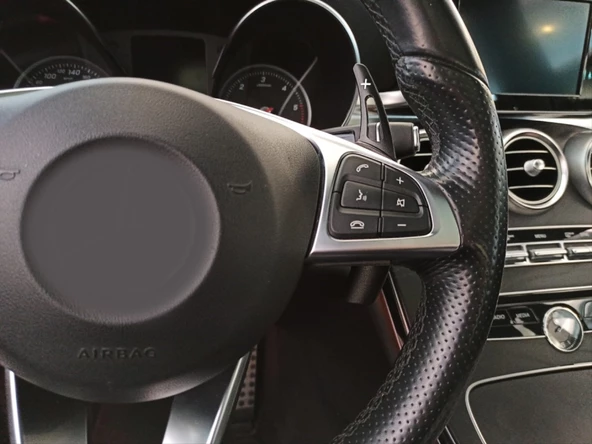 C/GLC/GLE/S/CLA/GLA SERISI IÇIN UYUMLU PADDLE SHIFT (F1 KULAKÇIK) SIYAH - 2