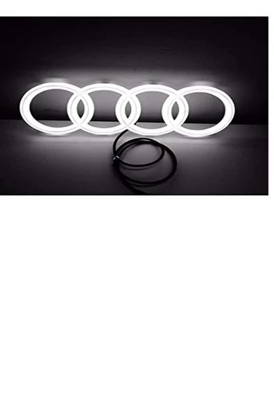 Audi A5 A3 A4 A6 A7 Rs Ön Izgara Led Logo Amblem Led Logo 27cm X 9.5cm