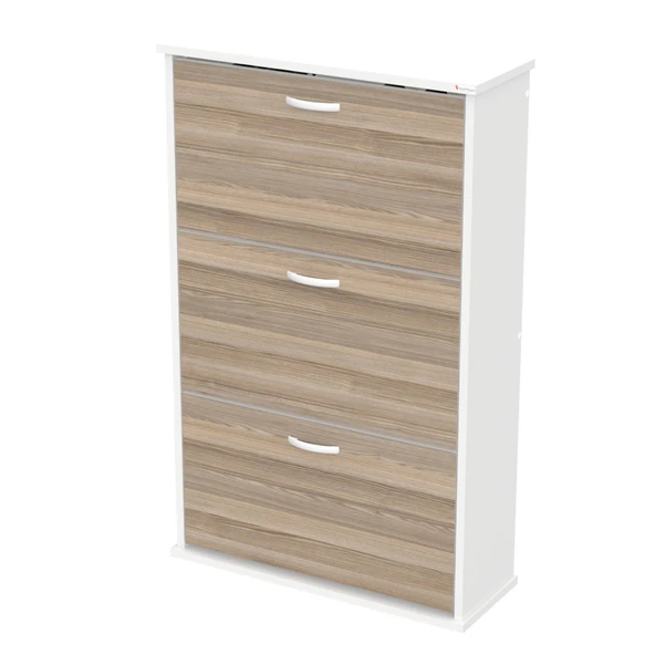 Modilayn VARBİ Asma Antre Hol 72x115x26 cm’ lik 3 Düşer Kapak 6 Göz Bölmeli Ayakkabılık - Resim 8