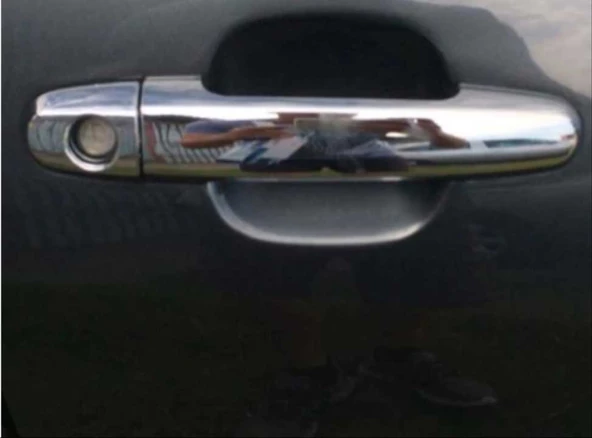 HILUX VIGO 2012-2015 IÇIN UYUMLU KAPI KOLU KAPLAMA KROM - 2