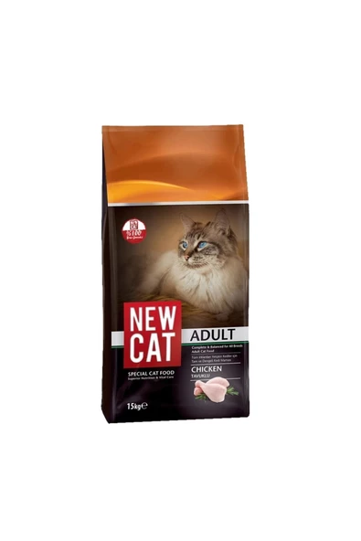 New Cat Tavuklu Yetişkin Kedi Maması 15 Kg