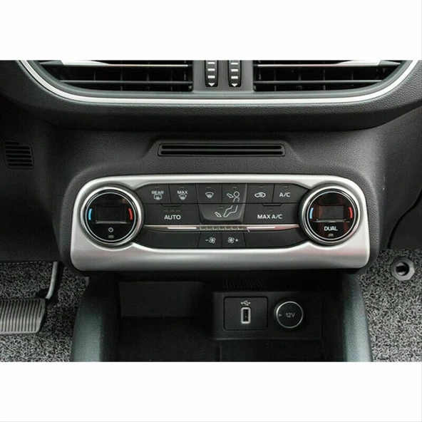 FOCUS IÇIN UYUMLU 2019+ KLIMA PANEL KAPLAMA SILVER (ABS) - 6