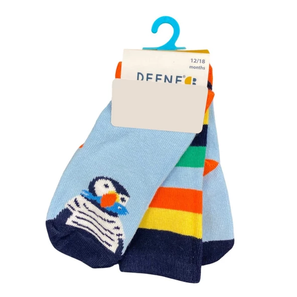 Defne Baby 3lü Bebek Çorabı E021-22