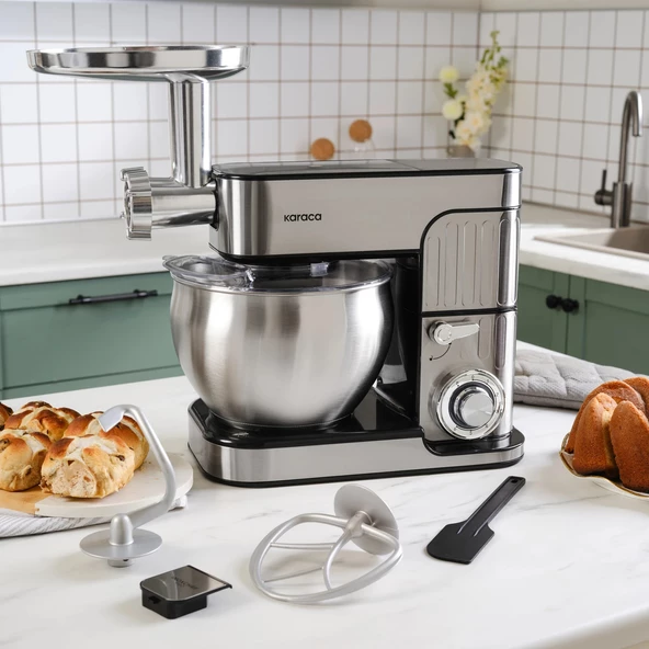 Karaca Inoxchef Pro Hamur Yoğurma Makinesi 1300W 7L - 3