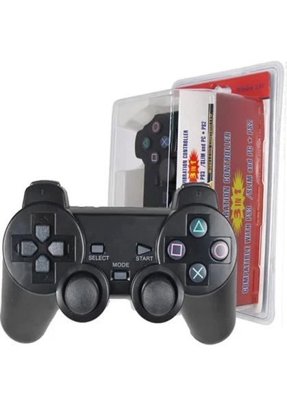 Monozone Game Pad Titreşimli Yeni Nesil Kablosuz Oyun Kolu Pc-Ps2-Ps3 - 6