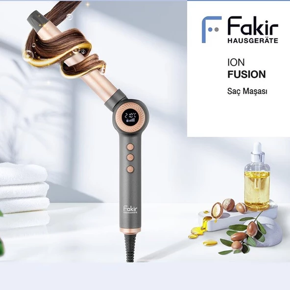 Fakir Ion Fusion Argan Yağlı Katlanabilir Başlık Dijital Saç Maşası - 5