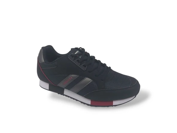 Lescon Boston 6 Erkek Siyah Sneakers Spor Ayakkabı - Resim 2