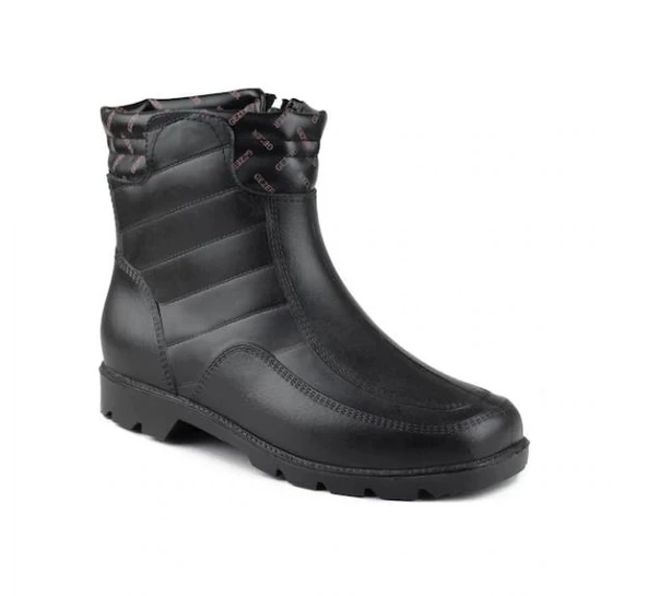 GEZER ÇİZME BOT İŞ AYAKKABISI SİYAH NO:43