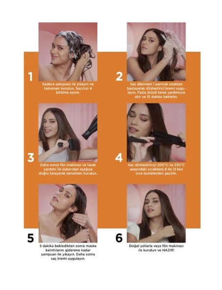 Kativa Brezilya Fönü - Evde Saç Düzleştirme Kiti - Keratinli Doğal Ve Vegan Saç Düzleştirme Seti - 2