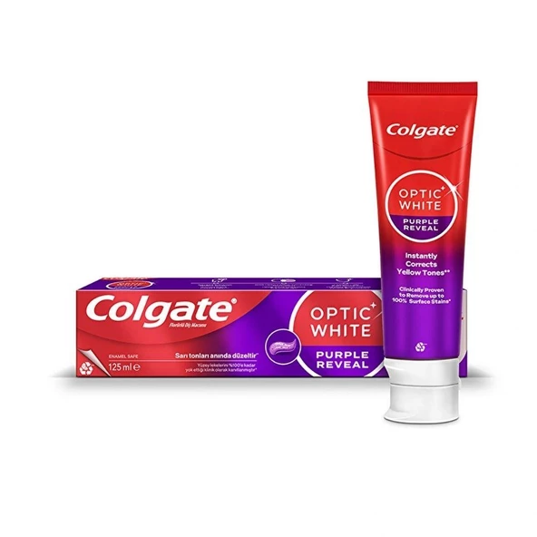 Colgate Optik Beyaz Purple Reveal 125 Ml