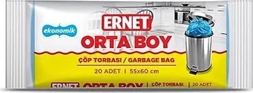 ERNET ORTA BOY ÇÖP POŞETİ