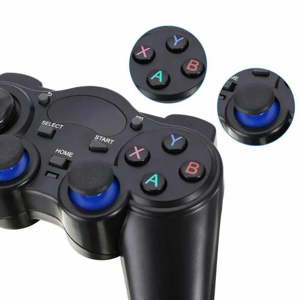 Monozone 2.4ghz Android Telefon Kablosuz Yeni Nesil Retro Oyun Kolu Gamepad Pc Tv Box Ps3 - 2