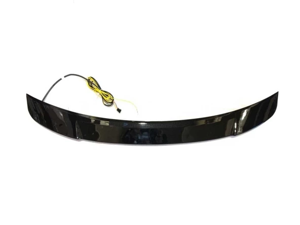 A3 2013-2019 SEDAN IÇIN UYUMLU LED SPOILER  PIANO BLACK (PARLAK SIYAH) - 1