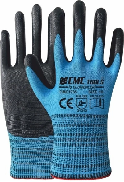 CMC NO:10 ZEBRA İŞ ELDİVENİ 1/2 CMC1723 ürün görseli 1