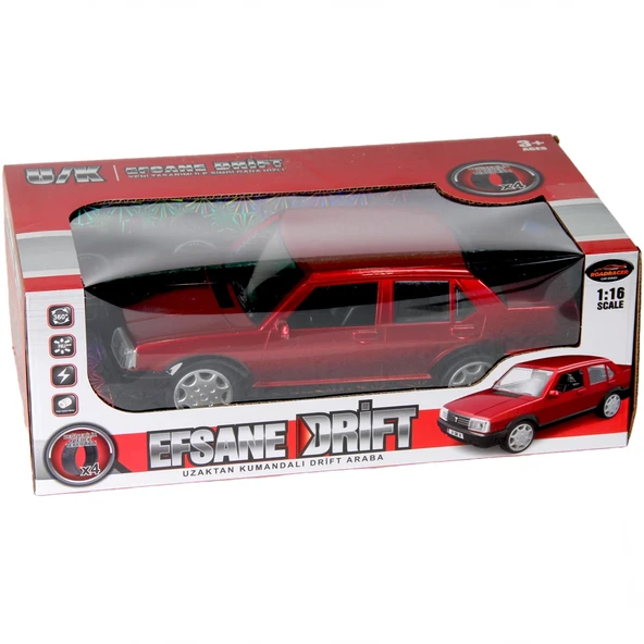 1:16 Efsane Drift Uzaktan Kumandalı Şarjlı Tofaş Araba - 6