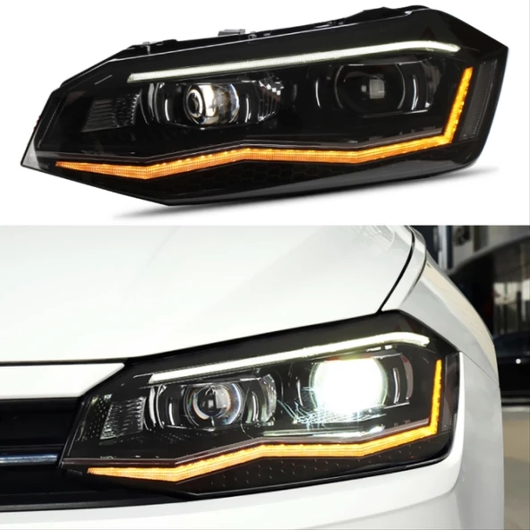POLO 2018-2020 IÇIN UYUMLU FULL LED FAR - 4