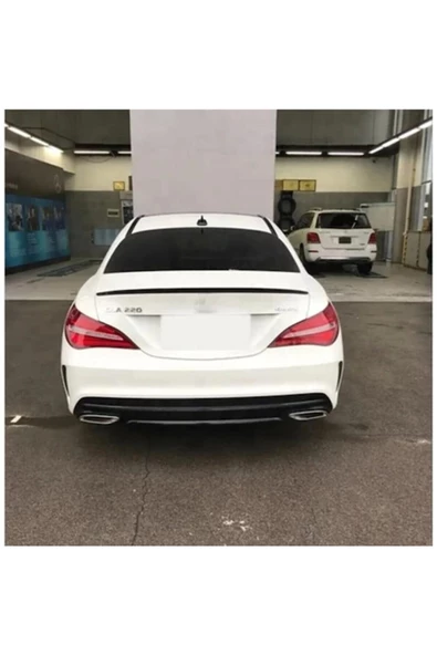 W117 CLA 2013-2019 IÇIN UYUMLU SPOILER - PIANO BLACK (PARLAK SIYAH) - 2
