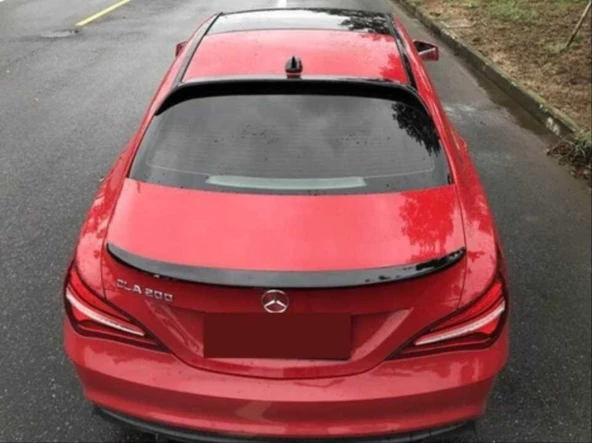 W117 CLA 2013-2019 IÇIN UYUMLU SPOILER - PIANO BLACK (PARLAK SIYAH) - 4