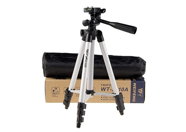 Tripod : Telefon ve Kamera Tutucu Ayak + Telefon Tutucu - 105Cm - 4