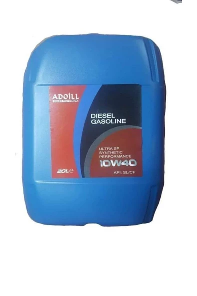Adoil 10W-40 20 LT A Kalite Yarı sentetik Motor Yağ 2025 imalat