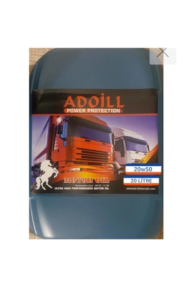 Adoıll 20w50 20lt Benzin Dizel Ve Lpg Li Araçlar Için Üretilmiştr