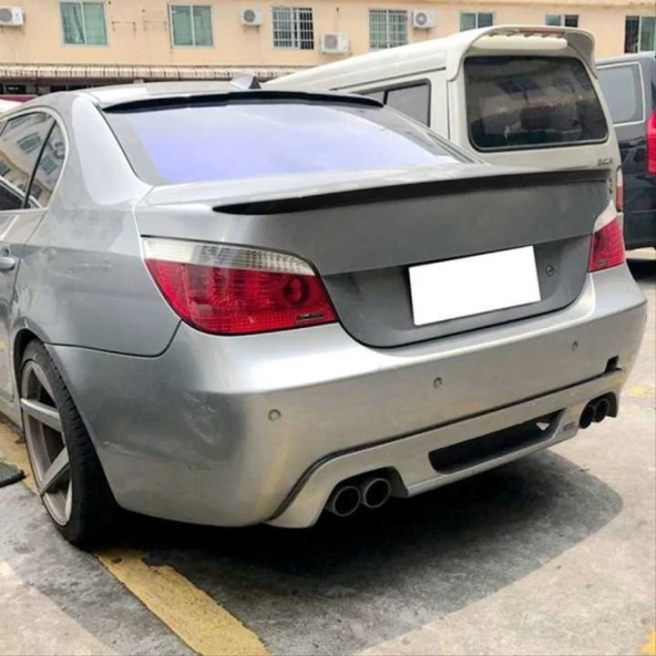 5 SERISI E60 2005-2010 BAGAJ SPOILER  - PIANO BLACK (PARLAK SIYAH) - 5