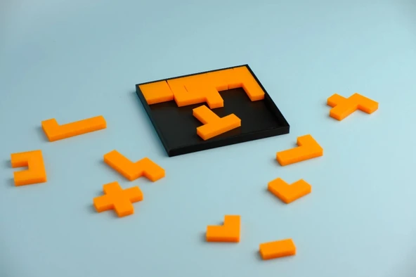 Çocuklar İçin Kare Bulmaca Puzzle - Resim 2