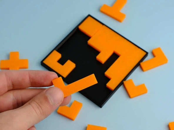 Çocuklar İçin Kare Bulmaca Puzzle ürün görseli 1