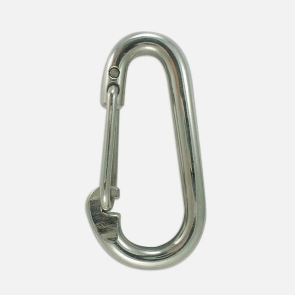 Baş Zincir Karabina Yaylı 5 mm Galvanizli 2 Adet - 2