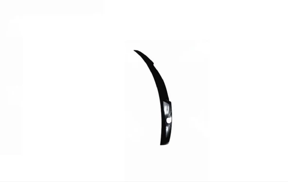 A4  (2009-2012)   IÇIN UYUMLU M4 SPOILER  - PIANO BLACK (PARLAK SIYAH) - 2
