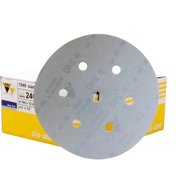 SİA 1949 HOOKIT ZIMPARA 150 MM 60 KUM | AHŞAP İŞLERİNİZDE MÜKEMMEL SONUÇLAR | 50 ADET - 2