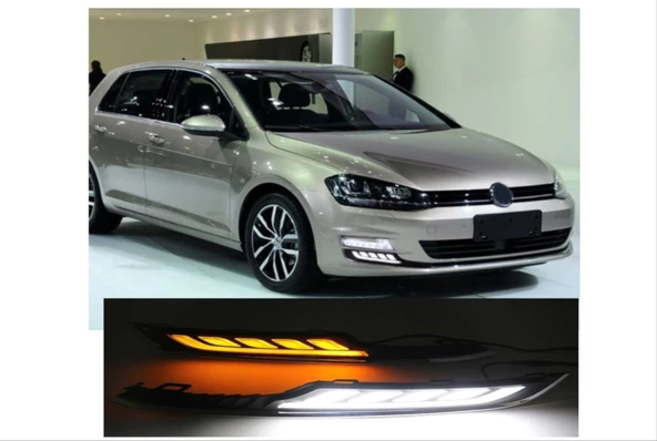 GOLF 7 IÇIN UYUMLU ÖN SIS LEDI - 5
