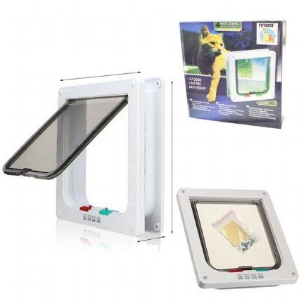 Euro Cat Kedi Kapısı Dört Yönlü 25x23cm