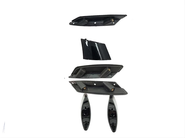 W177 2019+  IÇIN UYUMLU A45 SPOILER PIANO BLACK - 3