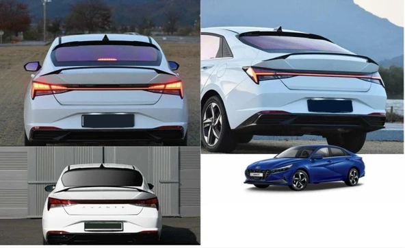 ELANTRA 2021+ YÜKSEK SPOILER   - PIANO BLACK (PARLAK SIYAH)