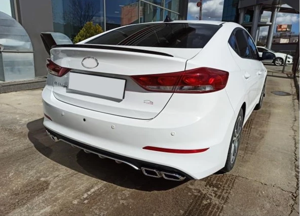 ELANTRA 2016-2019 IÇIN UYUMLU 4 EGZOZ SILVER DIFÜZÖR - 5
