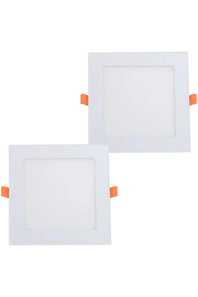 Yüksek Verimli 6W Sıva Altı Kare Led Panel - Kare Tasarım- 540 Lümen 15.000 Saat -Yüksek Verim Uzun Ömür ve Enerji Tasarrufu - 2