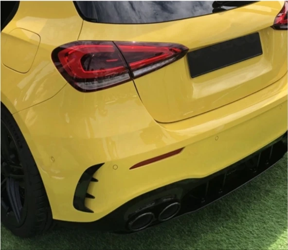 W177 2019+ A SERISI IÇIN AMG ARKA TAMPON İÇİN  VENT TRIM SETİ - Resim 2